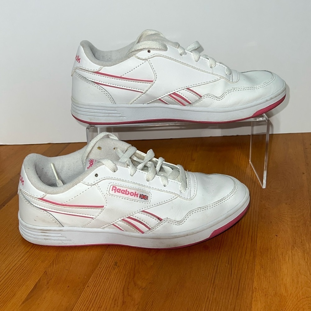 Reebok White Pink Women's Sneakers